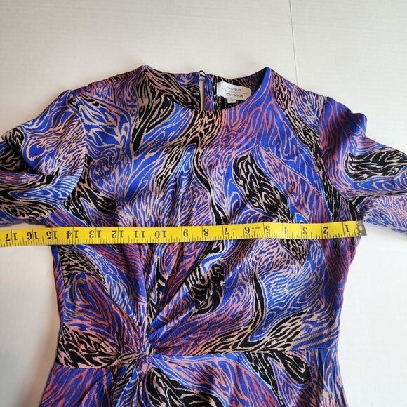Paris Atelier And Other Stories size 2 twist knot dress abstract print - Picture 9 of 14